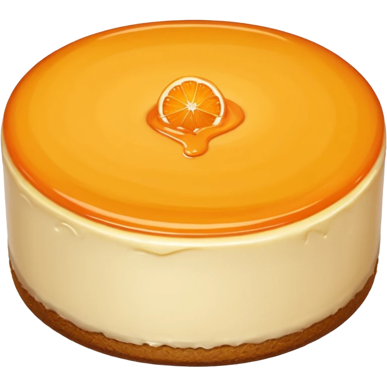 orange cheesecake emoji