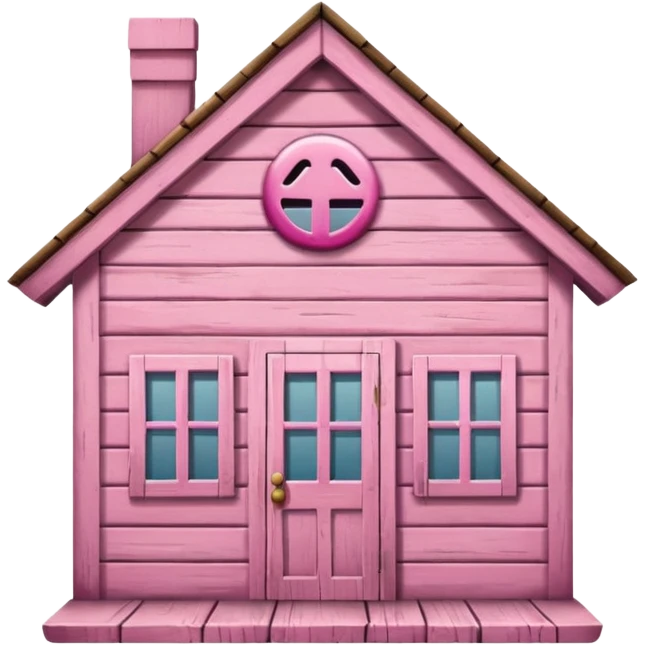 home sign pink emoji