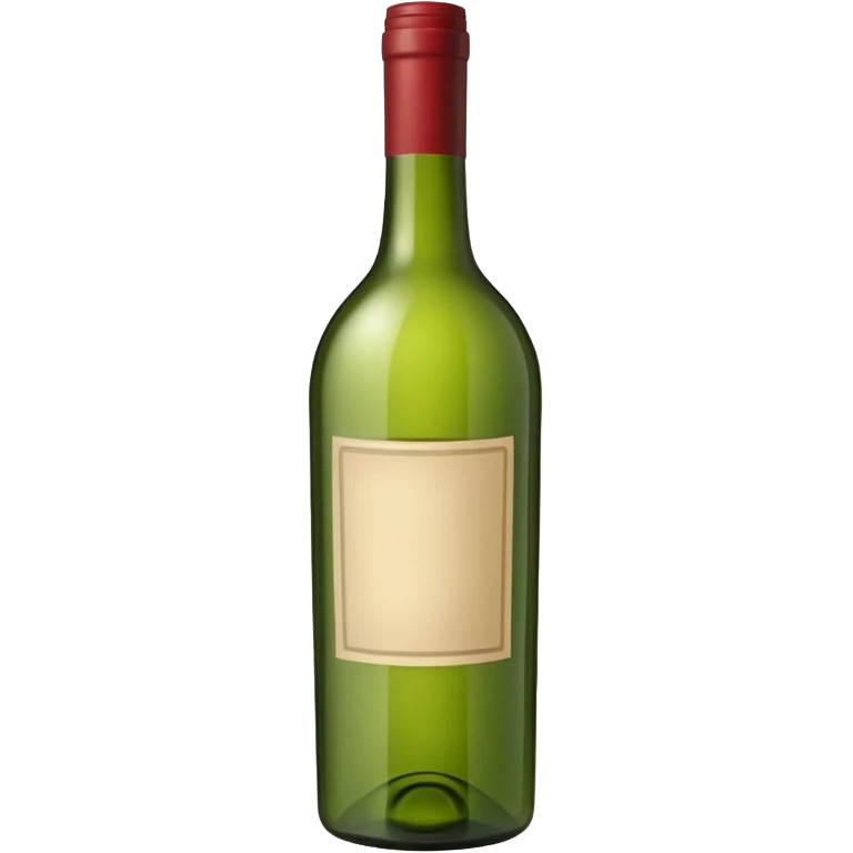 glass green wine bottle emoji
