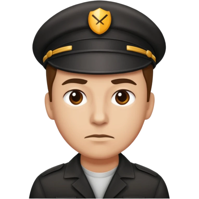 Stage manager no hat emoji