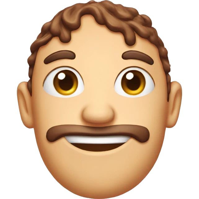 Cake on face emoji