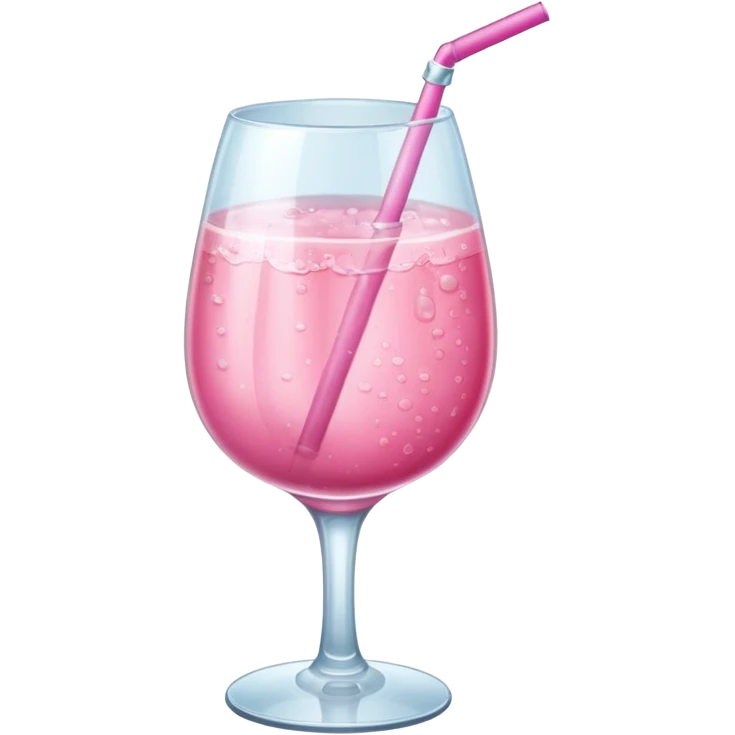 Pink drink emoji