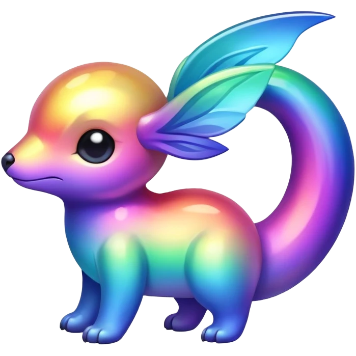  Iridescent gradient fakemon-creature  emoji