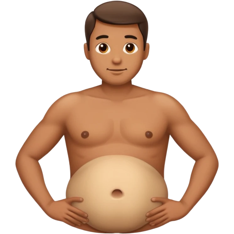 men’s belly emoji