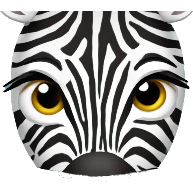 Zebra in the car emoji