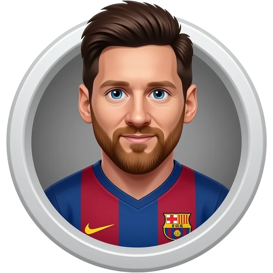 Take the skeleton out and put Messi in it emoji