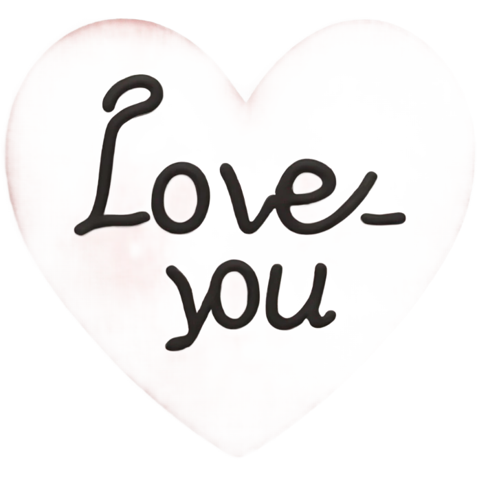 Love you emoji
