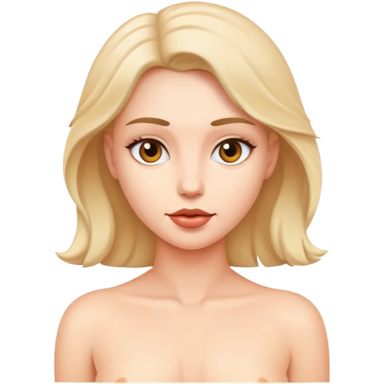 Голая девушка emoji