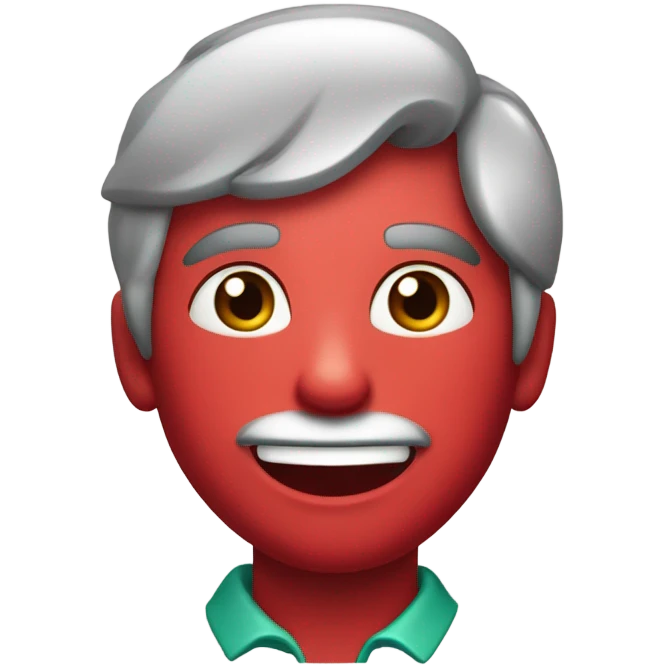 Una fresa bonita roja  emoji