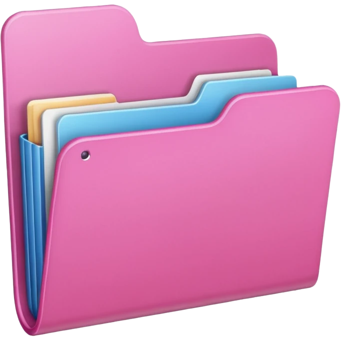 pink folder aesthetic icon emoji