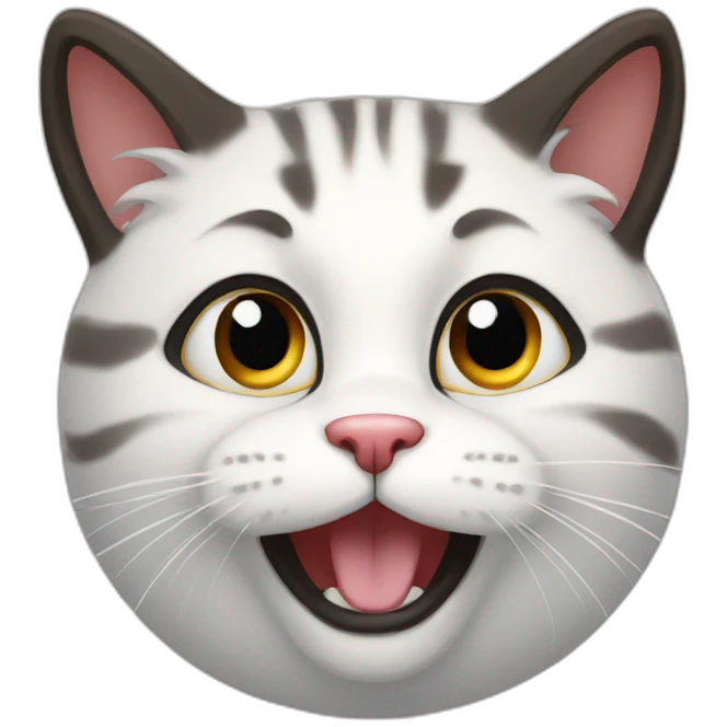 Funny cat emoji