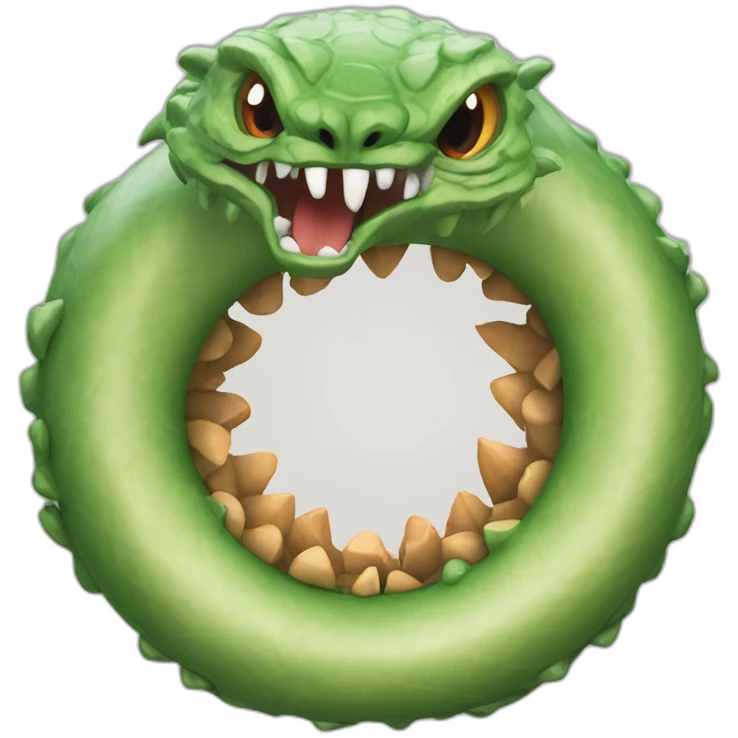 Angry ouroboros emoji