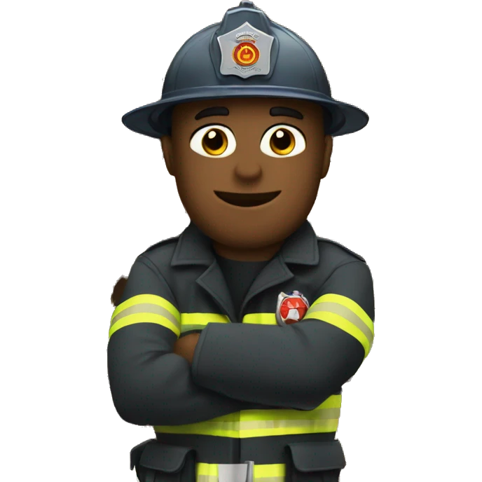 fireman with books emoji
