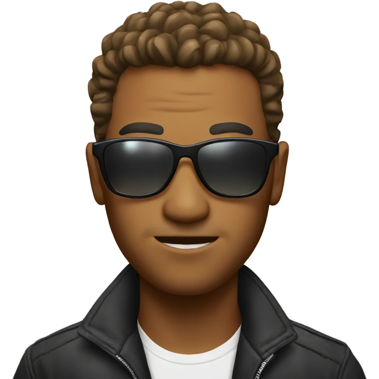 cool dude in sunglasses emoji