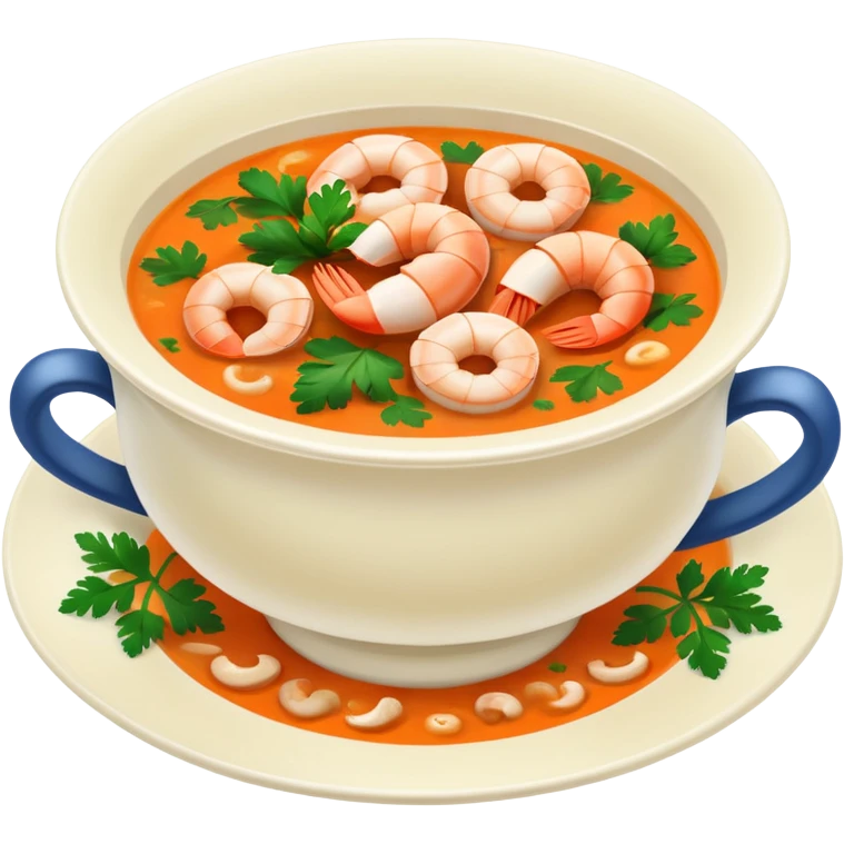 Seafood soup emoji