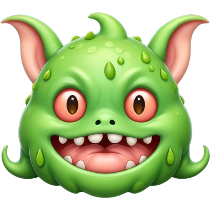 Cute Gross ear monster  emoji