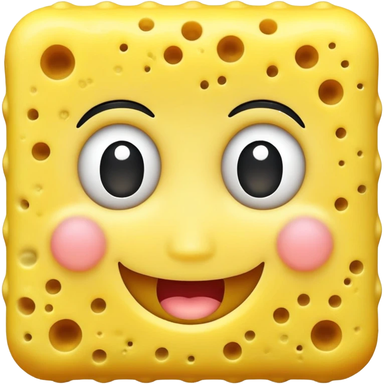 sponge with a face  emoji