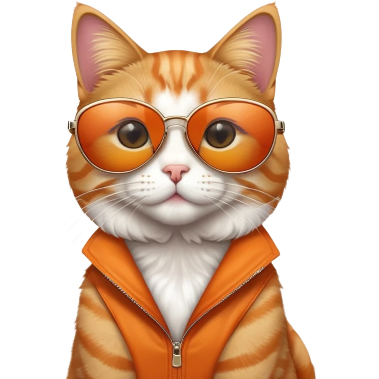 Cat wearing sunglasses emoji