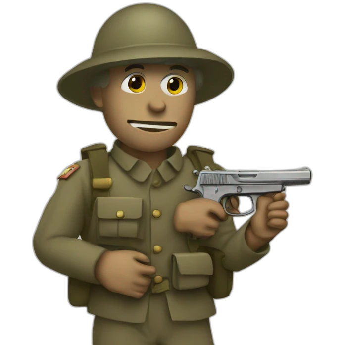 Somme with a money gun emoji