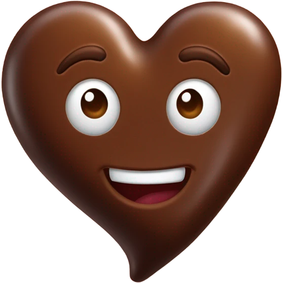 Poop emoji chocolate heart emoji