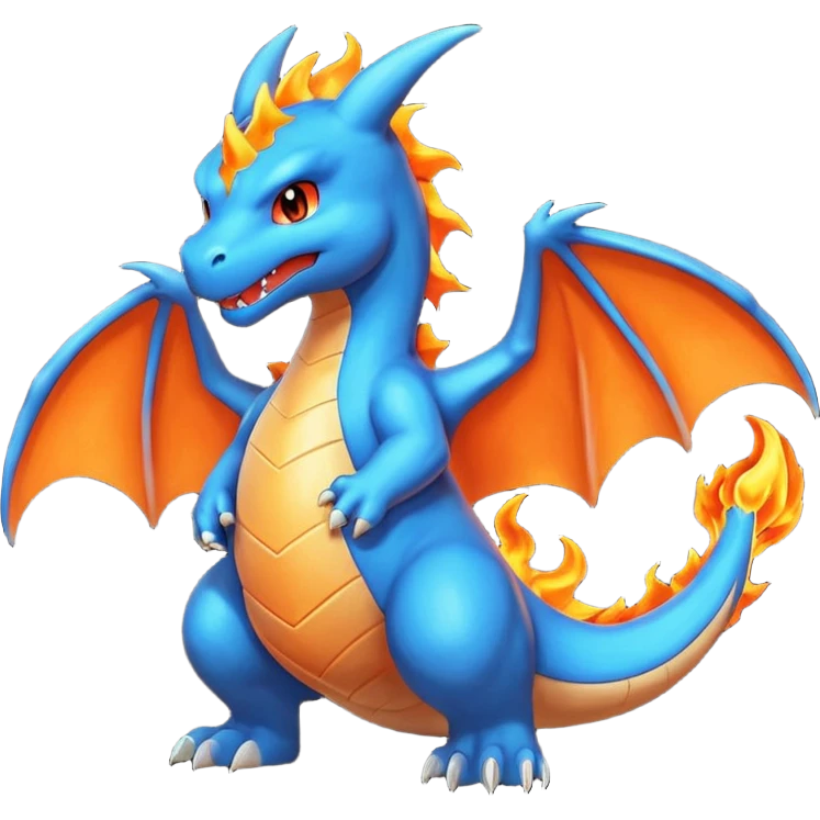 Charizard blue emoji