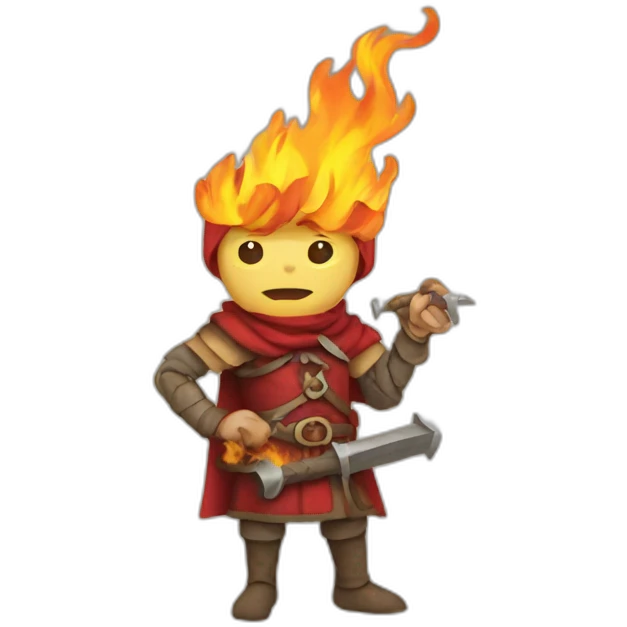 medieval firebreather emoji