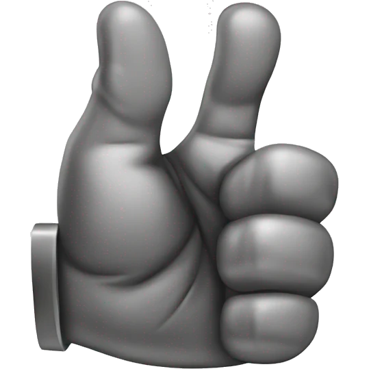 metal thumb up emoji