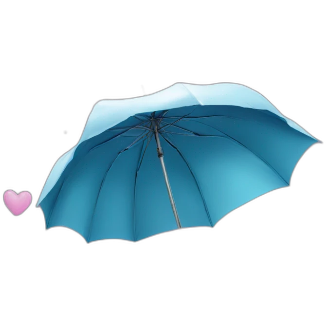 Love rain umbrella emoji