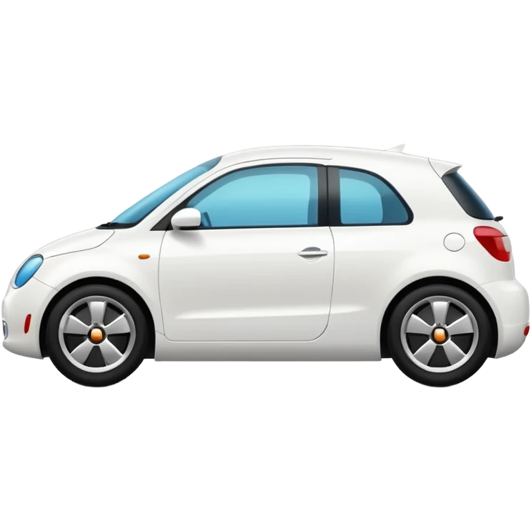 White car facing right emoji