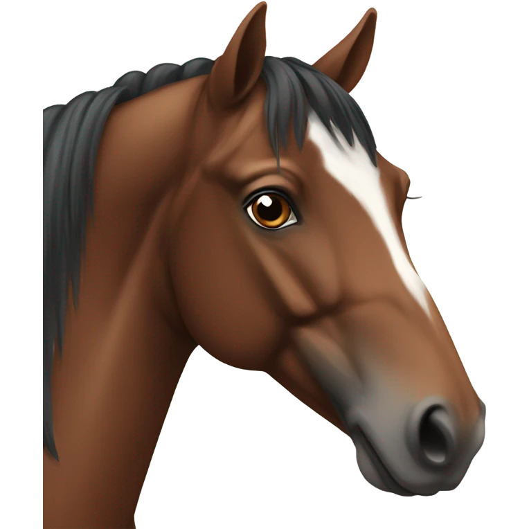Bay horse emoji