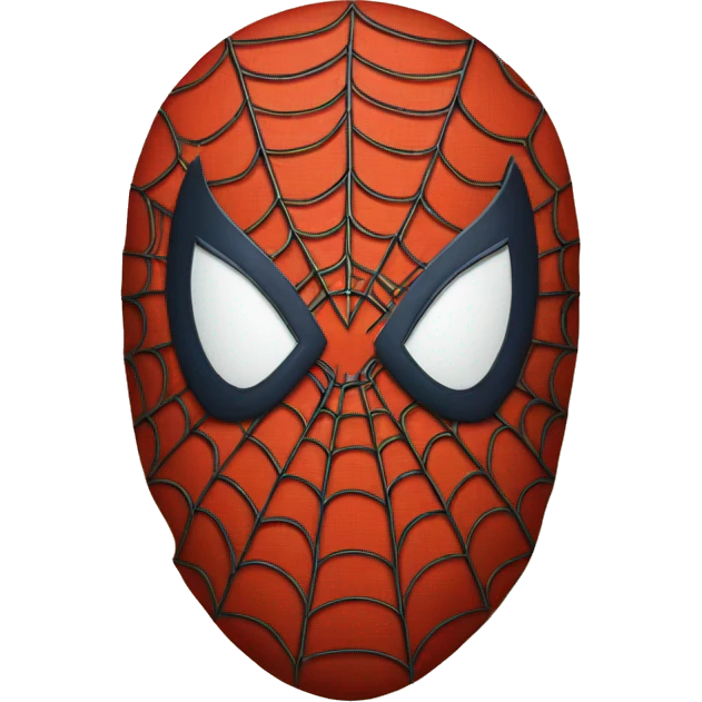 spiderman mask yellow emoji