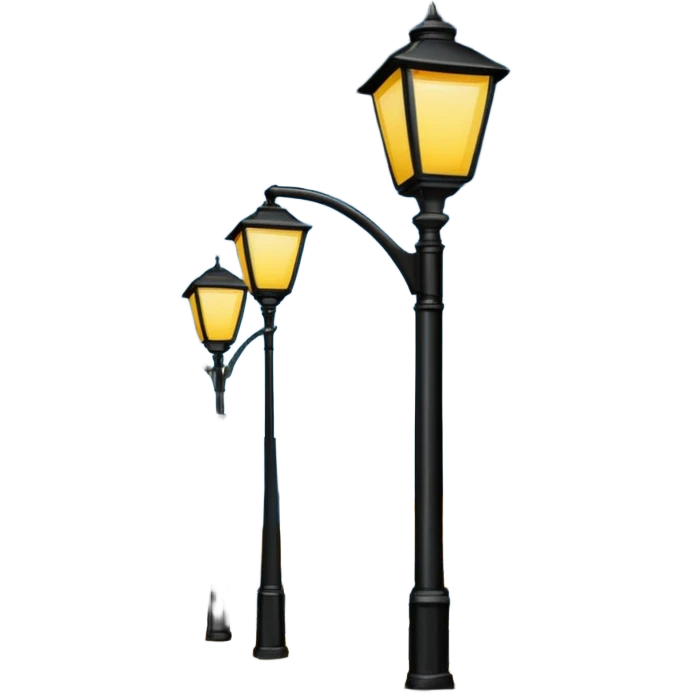 streetlights, US emoji