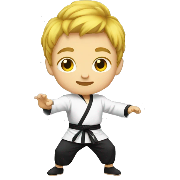 Kung-fu kid emoji