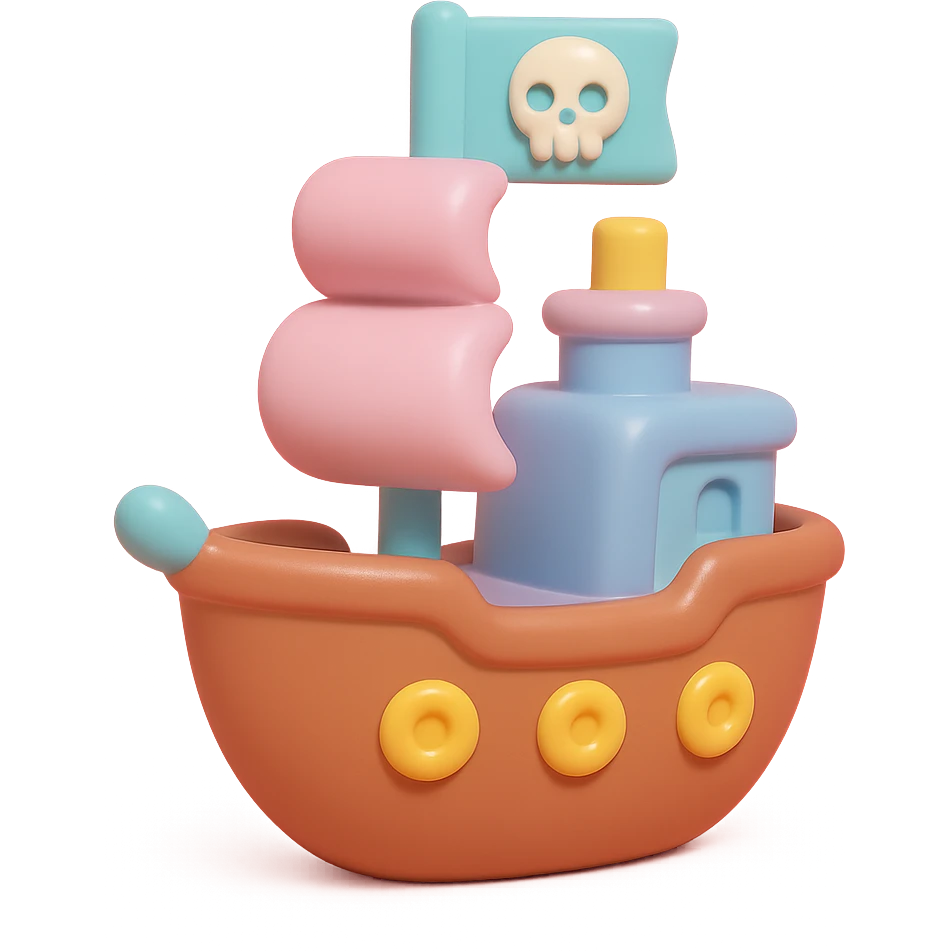 pirate ship emoji