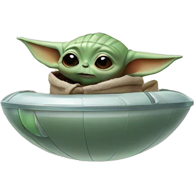 baby yoda floating pod emoji
