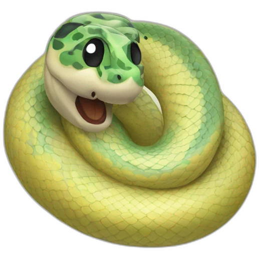 Python in Whirlpool emoji