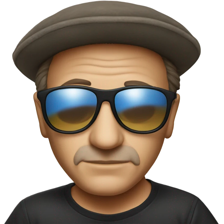 bono with peace sunglasses and world peace tshirt emoji
