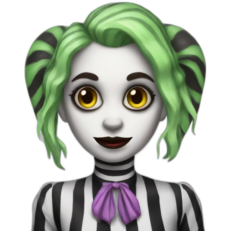 Beetlejuice monkey girl emoji