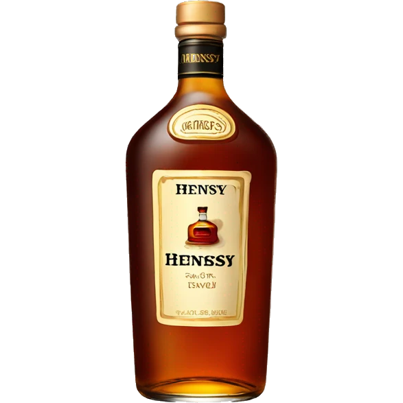 hennessy bottle  emoji