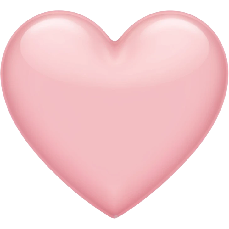 pale pink heart emoji