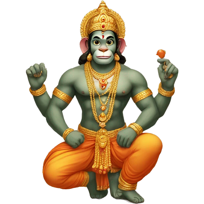 Hanuman gada emoji