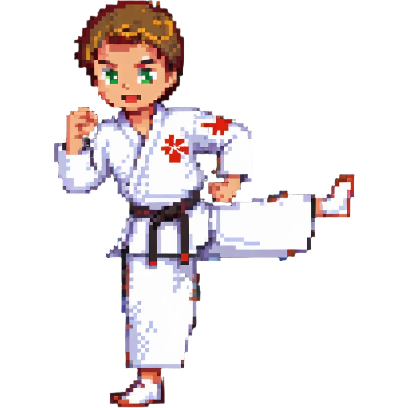 A karate boy emoji