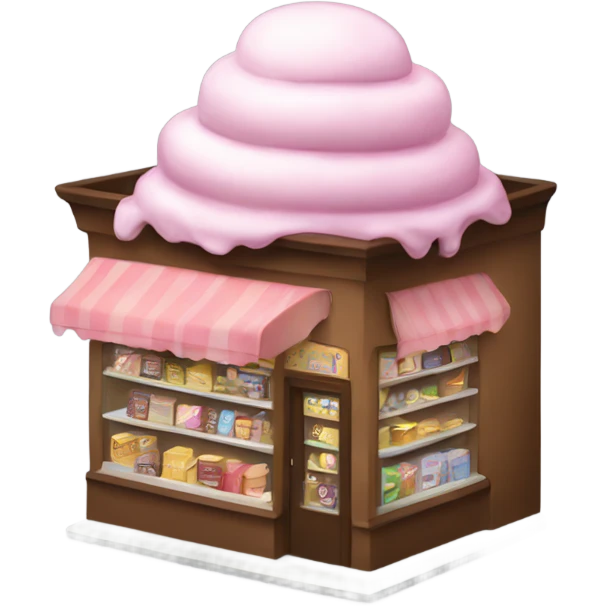 A bookstore that sells ice cream emoji