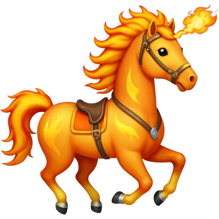 fire horse emoji to push notification . more fire on the horse emoji