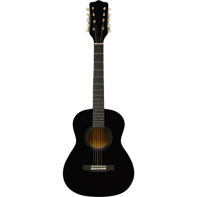 Black acoustic guitar emoji
