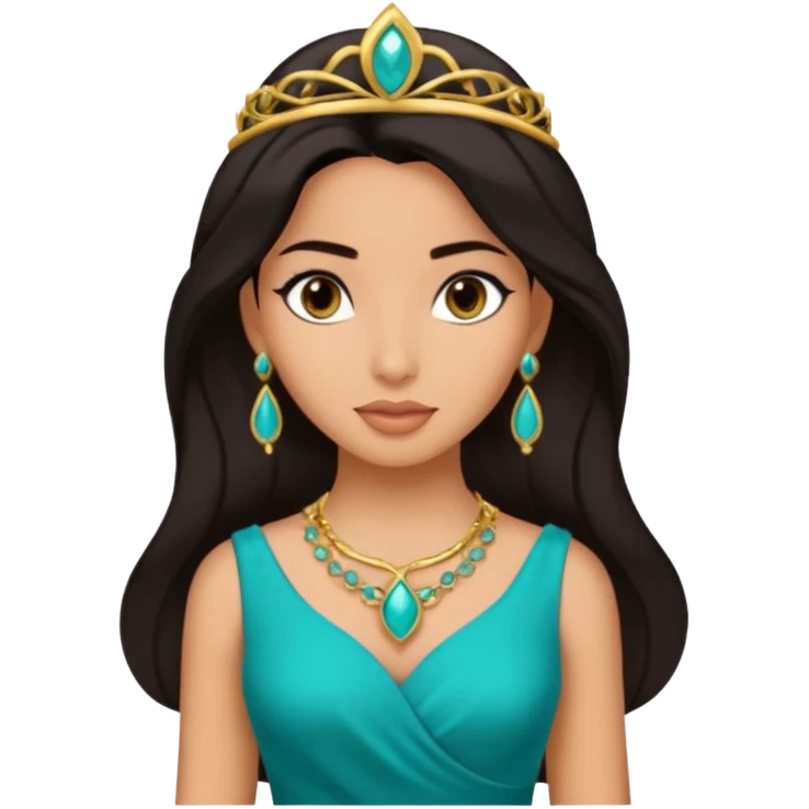 Emoji de la princesa Jasmin  emoji