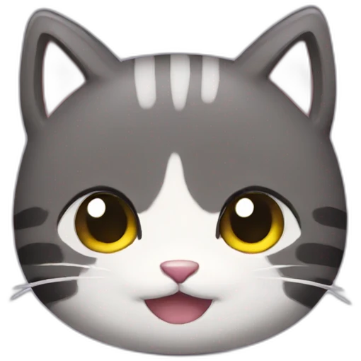 Chat kawaii emoji