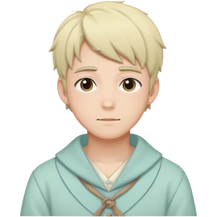 gorgeous-pastel-anime-style- man wearring Cottagecore style  emoji