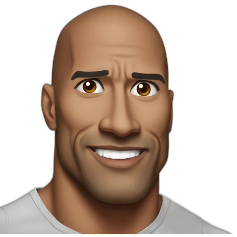 the rock as spider man emoji