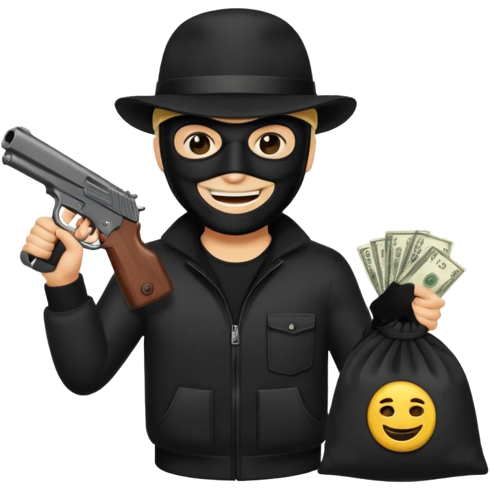 The bitlife robber emoji emoji